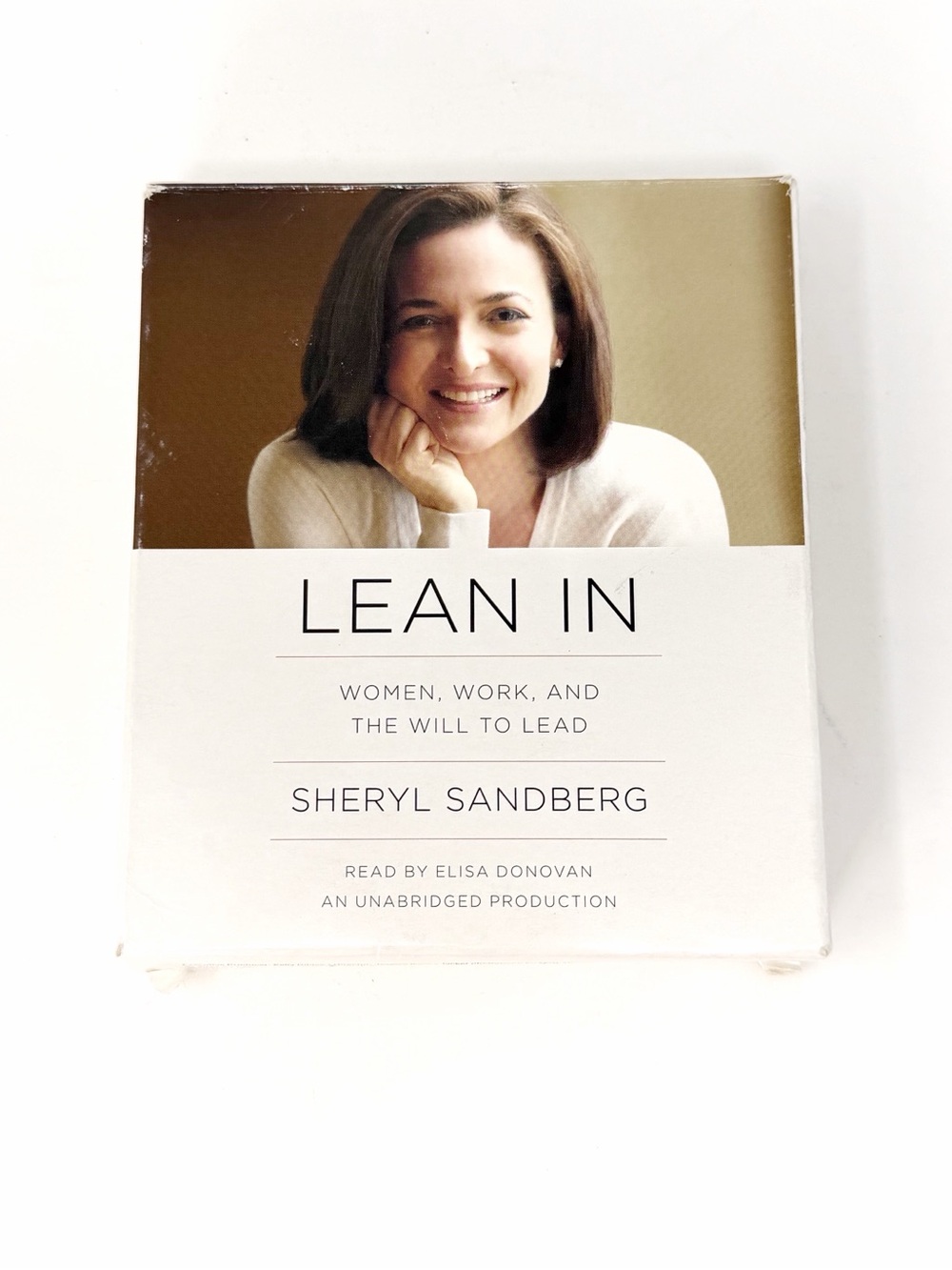 Lean In Sheryl Sandberg Audiobook CD Unabridged 6 Disc Women Leadership Career